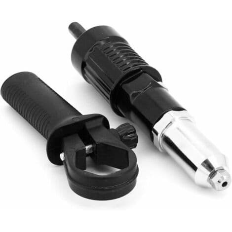 CHOYCLIT Elektrisk Nittepistoladapter til Blindnittepistol [DB] Black
