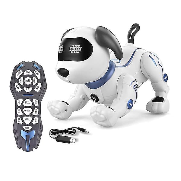 Elektronisk kæledyrsrobot-hund programmerbart musik-legetøj[DB]