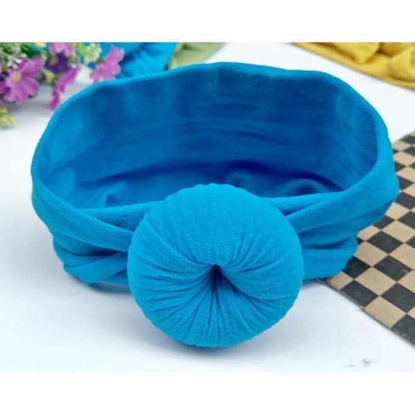 Elastiske hårbånd til babypiger - Donut - 7 farver - Bløde og behagelige[DB] 7 colors available
