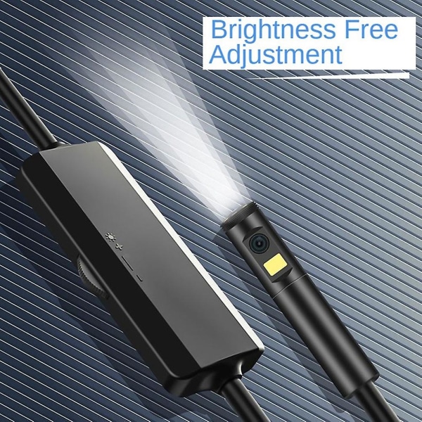 Hd 1080p kaksoisobjektiivinen endoskooppikamera 9 pehmeää johtoa Usb Type-c Pc Ip68 vedenpitävä putkitarkastus B