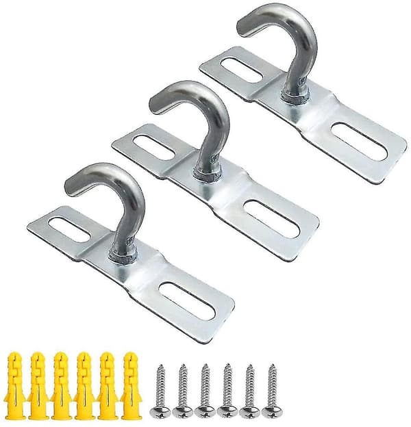 3 kpl Kattokoukkuja 68mm Kristallilampun Koukku [Db]