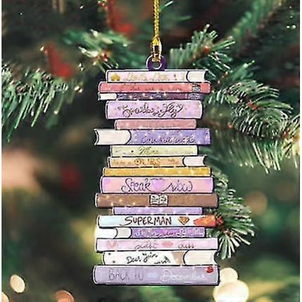 Merry Swiftmas Taylor Album Som Bokprydnad, swiftie Julpynt Eras Tour Prydnad Jul Swiftmas Present [DB] B