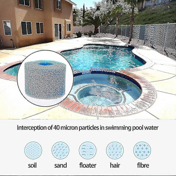 Intex Pure Hot Tub Filterpatron S1 - Genanvendelig & Vaskbar (18 stk) DB