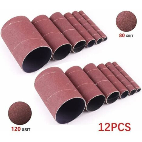 12-pak slibebånd til 11,4 cm oscillerende slibemaskiner[DB]