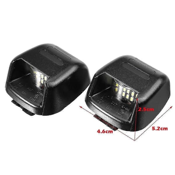 2x LED nummerpladelys til Nissan Navara D40 2004-2018 P20250110433 [db]