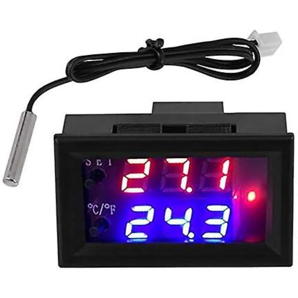 Health Gear 12v Digital Justerbar Temperaturstyring, Programmerbar Termostatregulator, -50-110c Inkubationstermostat Mikrocomputer Termostat