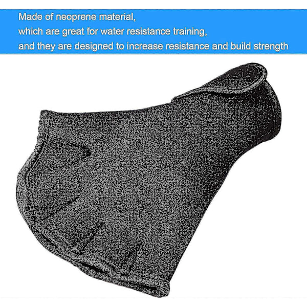 2-pack Simhandskar Vatten Simträning Handskar Neoprenhandskar Simhud Fitness Vattentäta Träningshandskar Simning Dykrem Handled db
