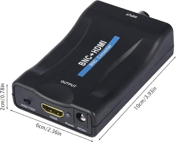 BNC - HDMI -muunninadapteri HD 1080P/720P -videoadapteri [db]