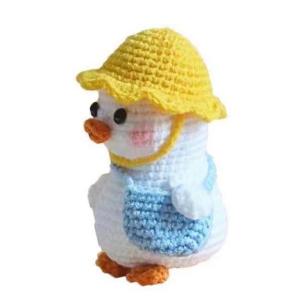 Beginner Crochet Kit Cute Ducks Crochet Kit With Instruction Tutorials Video Tutorials Peasy Yarn Hook Needles