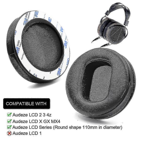 Erstatningsøreputer for Audeze Lcd 2 3 4z X Gx Mx4 [DB]