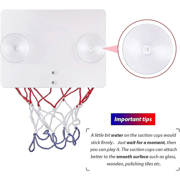 Mini Basketball Hoop Set Inkluderer Mini Basketball Hoop Set Med 2 Stykker Baller Og Oppblåsingspumpe Fo Db