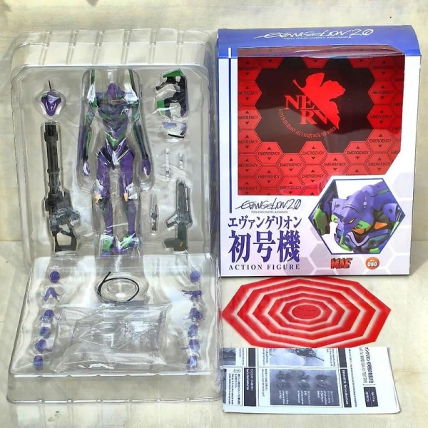 Eva Neon Genesis Evangelion Eva01 Prototype Kari Shinji Langley Ayanami Rei Produktions Actionfigurer Robot Leksak Rustning Samling Db EVANGELION 01 Boxed