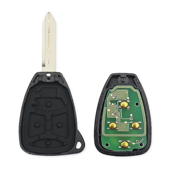 2/3/4 Knappar Fjärrkontroll Bilnyckel För Dodge Chrysler Jeep Dakota Durango Charger 300 Aspen Grand Cherokee 315/433mhz KOBDT04A [Db] 3 Buttons Panic