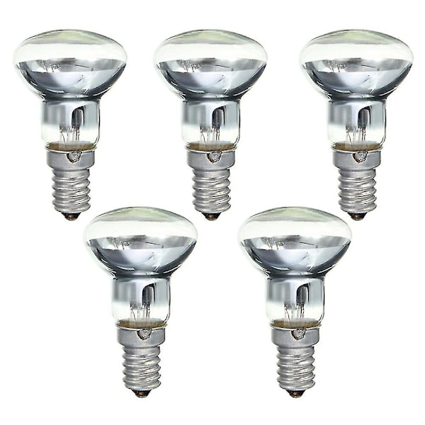 Udskiftning Lava Lampe E14 R39 30w Skrue I Pære Klar Reflektor Spot Lys Lava Glødelampe [DB] 5pcs
