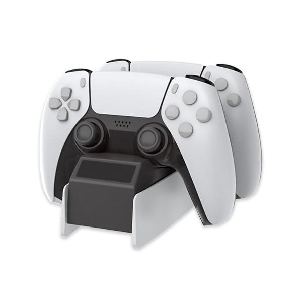 Dualsense Controller-opladningsstation Dobbelt oplader med USB til Ps 5 [DB] As shown