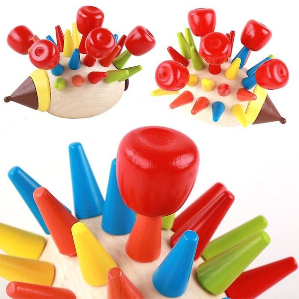 Diy magnetisk igelkott knackad - byggklossar