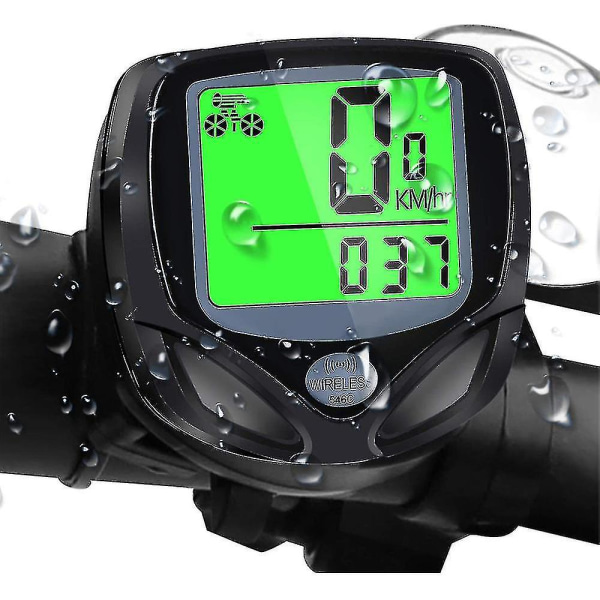 Cykelcomputer og trådløs cykelcomputer med LCD-display - funktioner