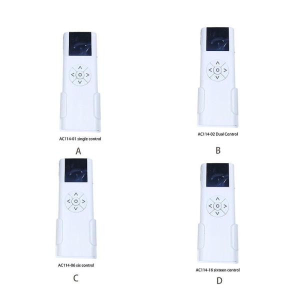 1/2/3/5 Hvid Multi-Channel Fjernbetjening Praktisk Og Kompakt DB AC114-02 2 control 1Set