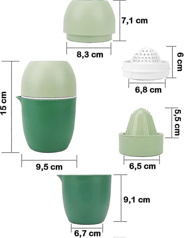 Bn-lechin Citronpresser Unik Citruspresser I Citronform Manuel Saftpresser [DB]