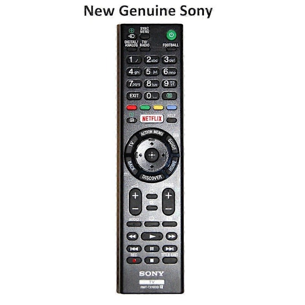 RMT-TX100D Fjernbetjening til Sony LCD TV KD-65S8505C KD-65S8005C [DB]