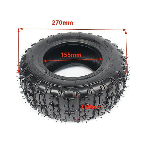 Db 6 tuuman rengas takana 13x5.00-6 sisärengas ulkorengas 47cc 49cc pienelle mönkijälle Go Kart Mini Quad Bike Lumikelkka osat 13x5.00-6 outer tyre