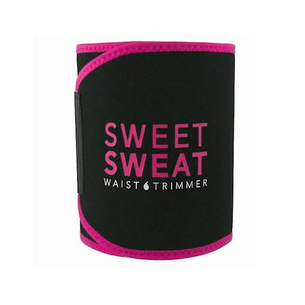 Mænds og kvinders mavebælte Sweet Sweat Shapewear korset justerbart bælte tæt db red L