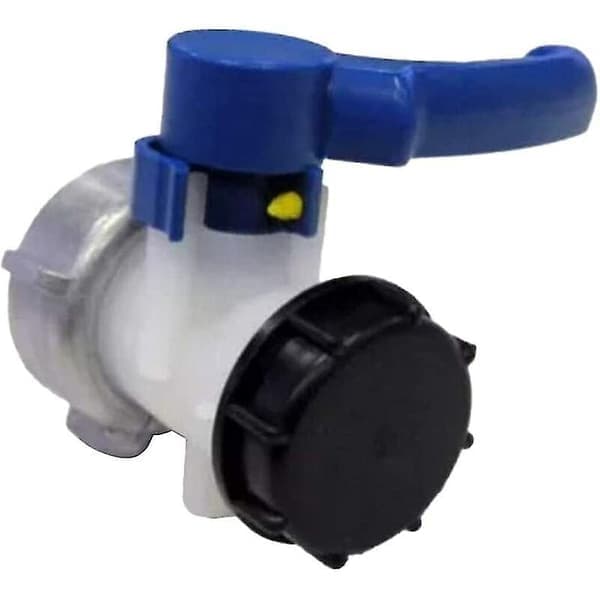 2 tuuman perhosventtiili 70 mm mutterilla 1000 litran IBC-säiliöön - S60x6 DB