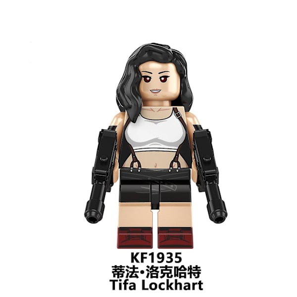 8 stk./sæt Gamer Minifigur Final Fantasy Byggeklodser Actionfigurer Legetøj Db