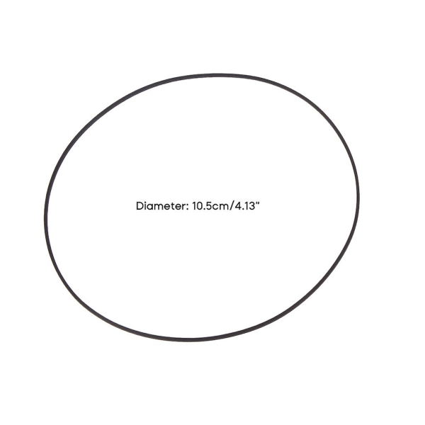 5 stk./sæt udskiftningspladeafspillerrem til Wm Gx688 lyd-udstyr grammofon grammofon drivremme 10,5 cm