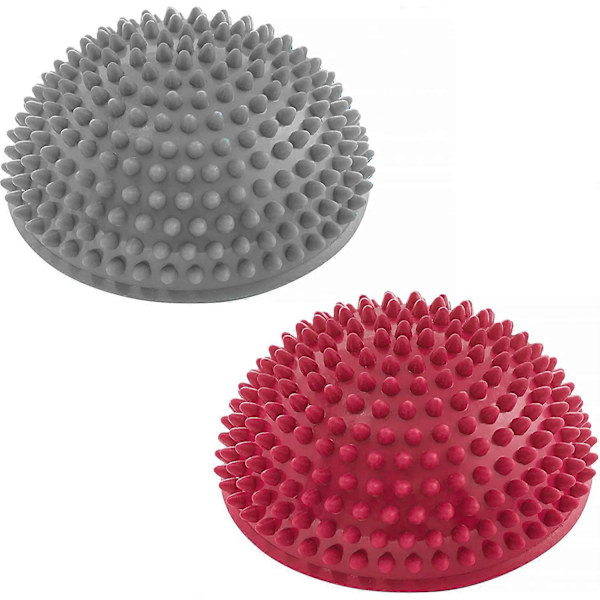 Set med 2 Igelkottsbalansbollar för att förbättra balans/koordination. Idealisk för balansträning 320g Cirka 8cm hög [db] As shown As shown