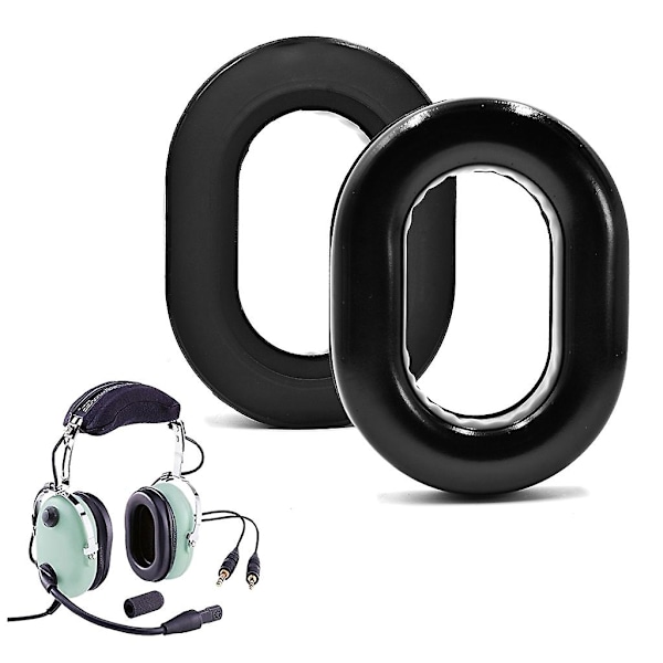 Hodetelefon TPU Øreputer for David Clark H10 Aviation Headset Øreklokker Rekvisitter [db]