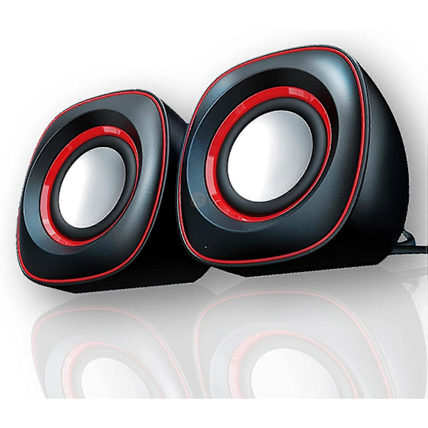 Datorhögtalare, PC-högtalare, Datorhögtalare för stationär USB-driven mini-datorhögtalare med subwoofer, Högtalare för datorer och bärbara datorer [db]