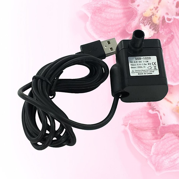 Liten Filter Akvarium Vannpumpe Dammer Fontene Pumpe Vannpumpe Fontener Liten Akvarium Filter db Black 200X3.8X2.8cm