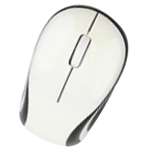 Mini liten trådløs mus for reise Optisk bærbar mini trådløs mus med usb-mottaker for pc bærbar [DB] White