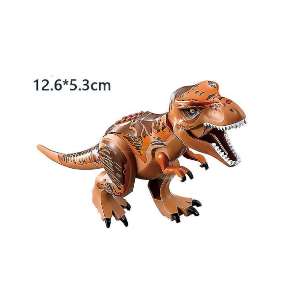 2024 Jurassic Dinosaur Building Blocks Kompatibel  Rex Raptor Ankylosaur Action Figure Modeller Db