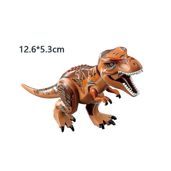 2024 Jurassic Dinosaur Building Blocks Yhteensopiva  Rex Raptor Ankylosaur Action Figure Mallit Db