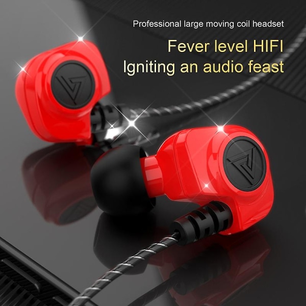 2st Sk5 trådbundna hörlurar Snygga trådkontroll In-ear 3,5 mm löstagbara hörlurar med mikrofon för sport Jikaix Yellow