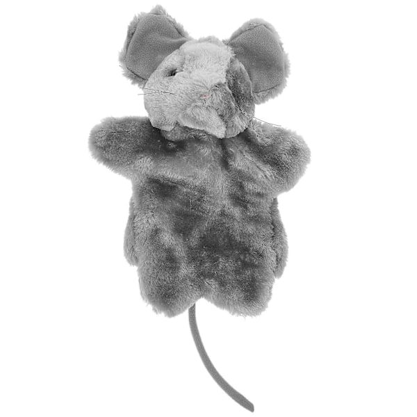 Tegneserie Mus Hånddukke Blød Plushet Dyr Hånddukke Interaktiv Fortælling Dukke db Grey 28.00X19.00X11.00CM