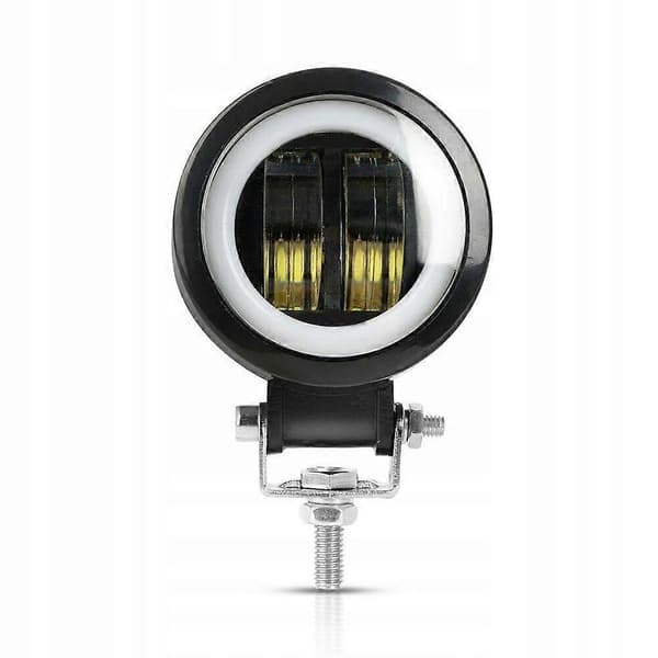 Sett med 2 X LED Ring Søk Halogen Arbeidslampe [DB] 6500 K
