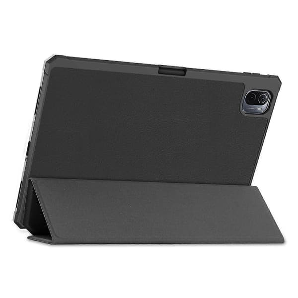 Til Xiaomi Pad 5/Pad 5 Pro Slim Case Tri-fold Stand PU Læder Stødsikkert Tablet Cover med Blyantholder Understøtter Auto Vågn/Søvn[DB]