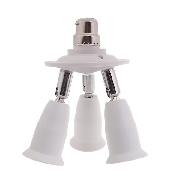 3/5 i 1 E26 E27 Standard Medium Skruv LED Ljusuttag Splitter Adapter Lampa db 3