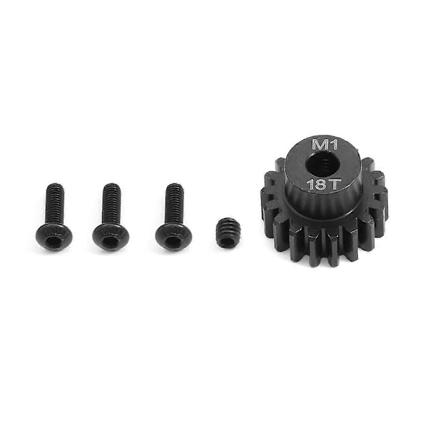 RC Bil Mod Härdat Sporrkugghjul Kit för 1/5 1/7 XO-1 1/10 1/10 E- 2.0V XL 50T+18T [DB] Black