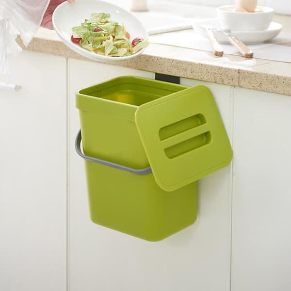 TBEST 3L Vit Kökskompost – Vikbar och Bärbar Design