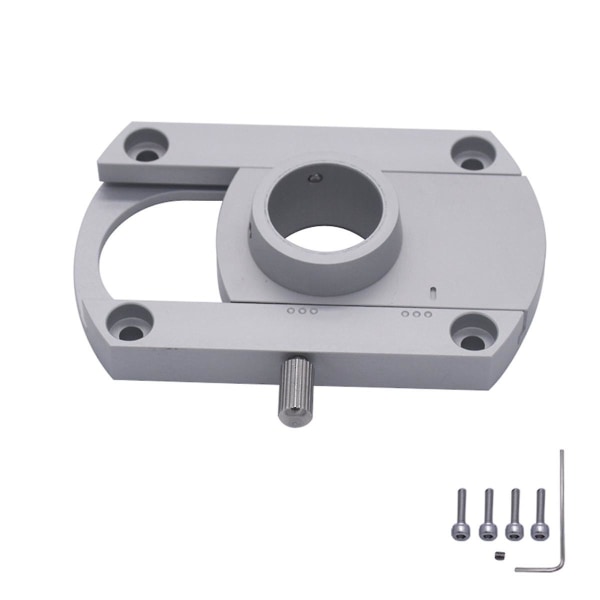 Audio Speaker Adapter Plate 20mm Inner Hole Aluminum Alloy Conversion Arm For Vinyl Record Player Record Gramophone(a)
