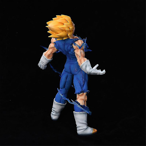 27cm Dragon Ball Z Majin Vegeta Anime Figur Självförstörelse Dbz Super Saiyan Actionfigurer Pvc Statyett Figur Modell Leksaker Present Db NO box 30cm with base