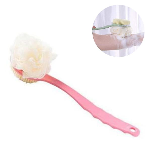 Badebørste, dusjkroppsbørste med bust og loofah, for menn og kvinner [DB]