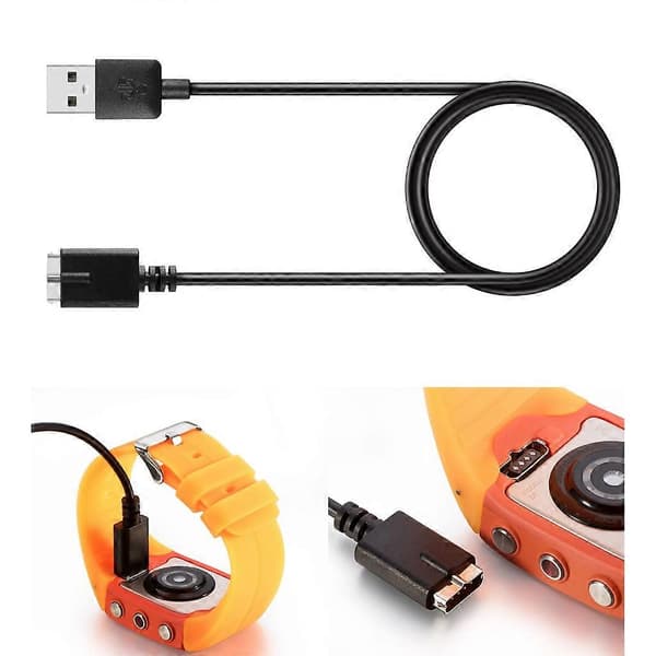 1 Meter 1 meter Datasync Opladerkabel til POLAR M430 M400 Oplader [DB]