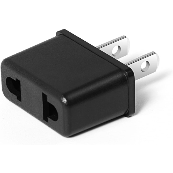 Resa liten US standard konverteringskontakt Power Conversion Plug Adapter (5 stycken svart)