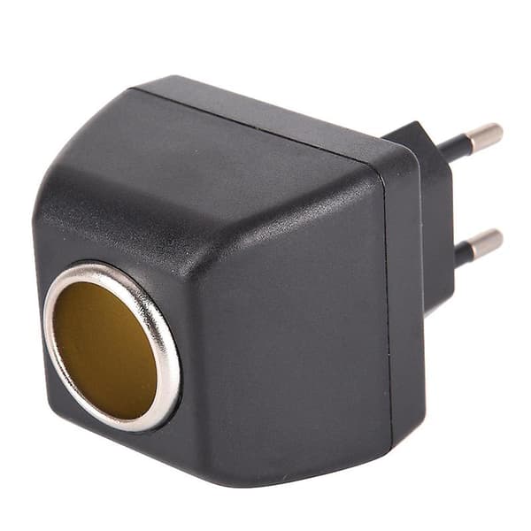 90v-220v AC Veggstrøm til 12v DC Bil Sigarettenner Socket Lader Adapter [DB] Black 1 Pcs