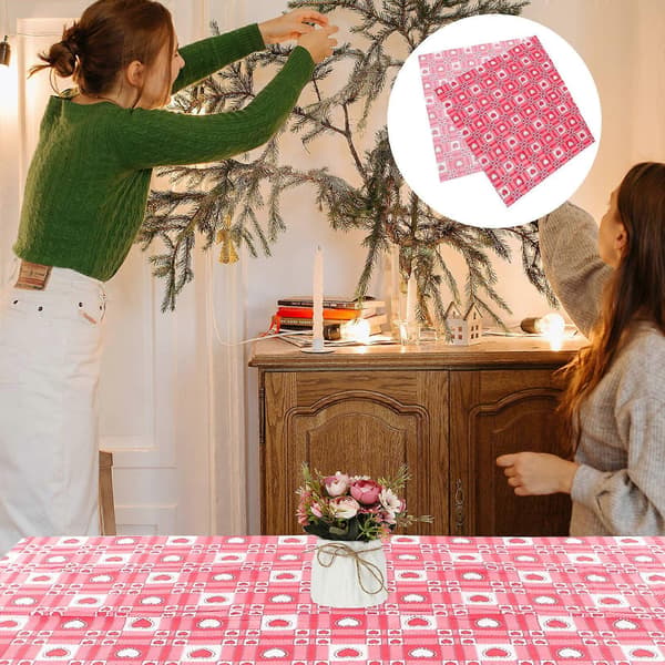 Valentinsduk Bordtrekk for dekor 2 stk